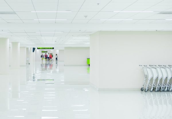 Modern hospital hallway representing healthcare investment opportunities in Thailand. Photo by Unsplash