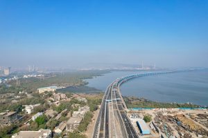 Mumbai Trans Harbour Link (Atal Setu) - India's longest sea bridge representing major infrastructure investment projects. Photo by Unsplash